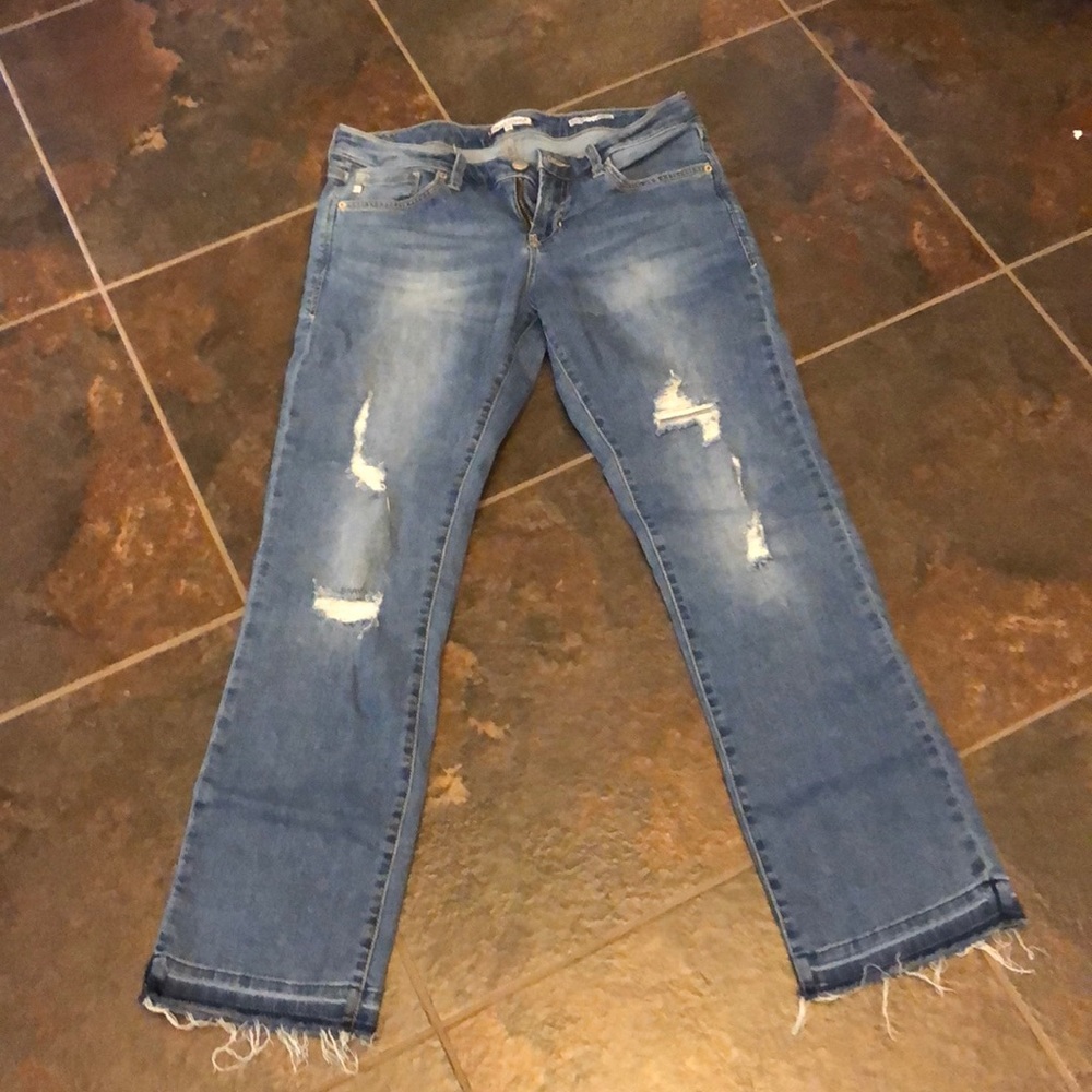 Distressed Dear John Skinny